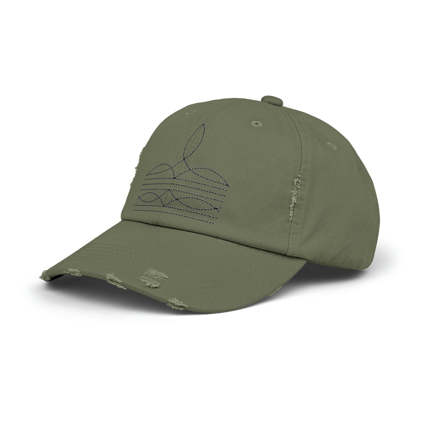 Western Boot Stitch Trucker Cap