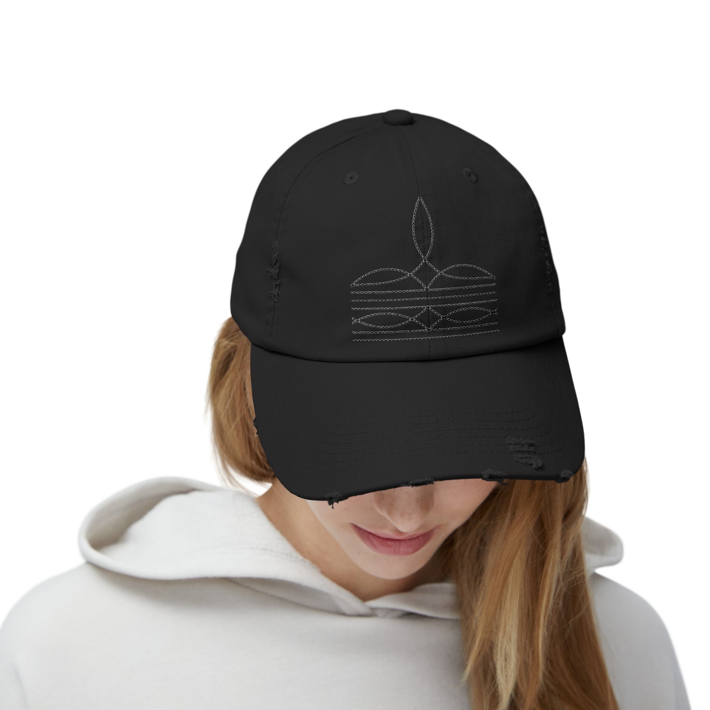 Western Boot Stitch Trucker Cap