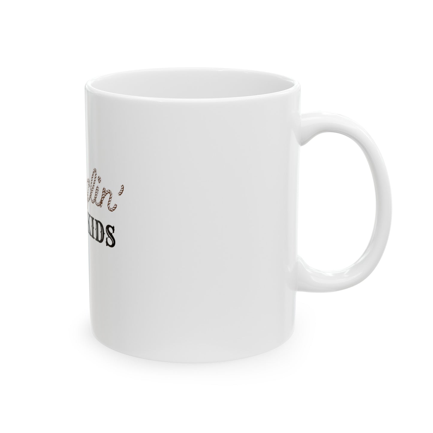 Wranglin' Feral Kids Ceramic Mug
