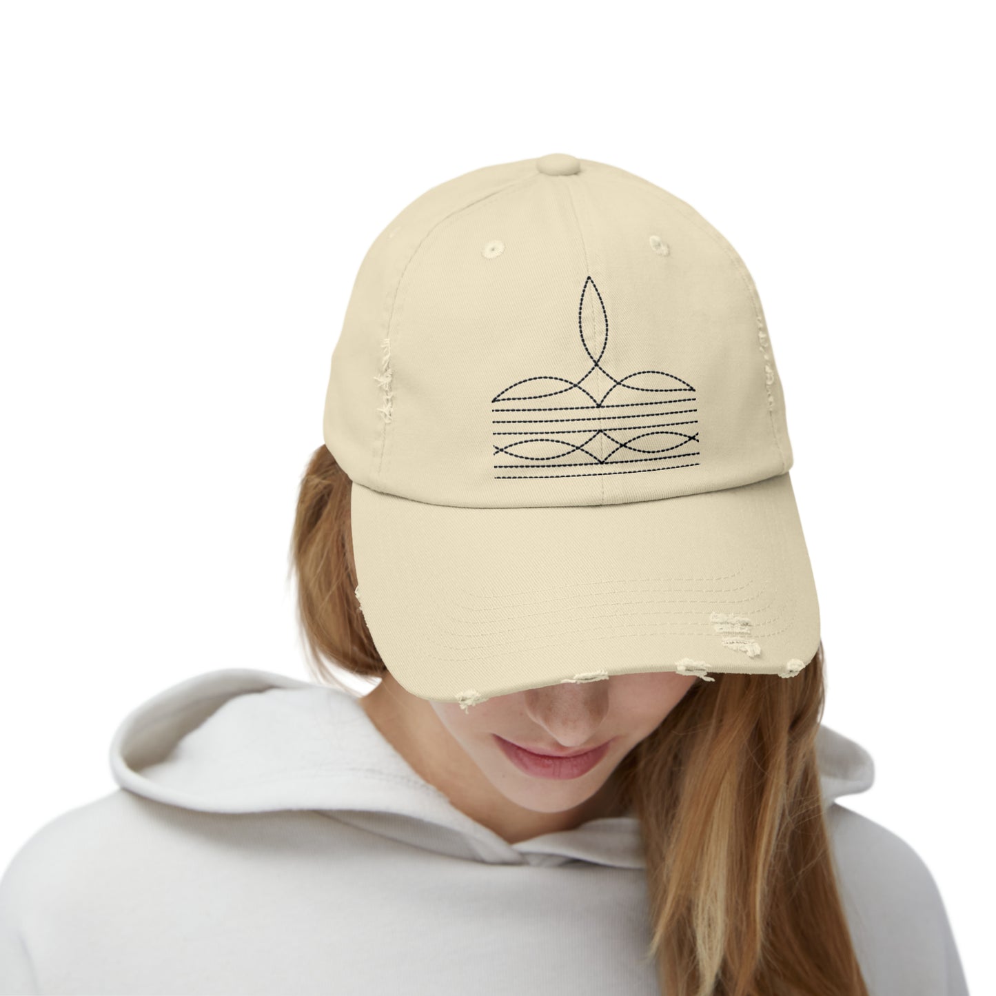 Western Boot Stitch Trucker Cap