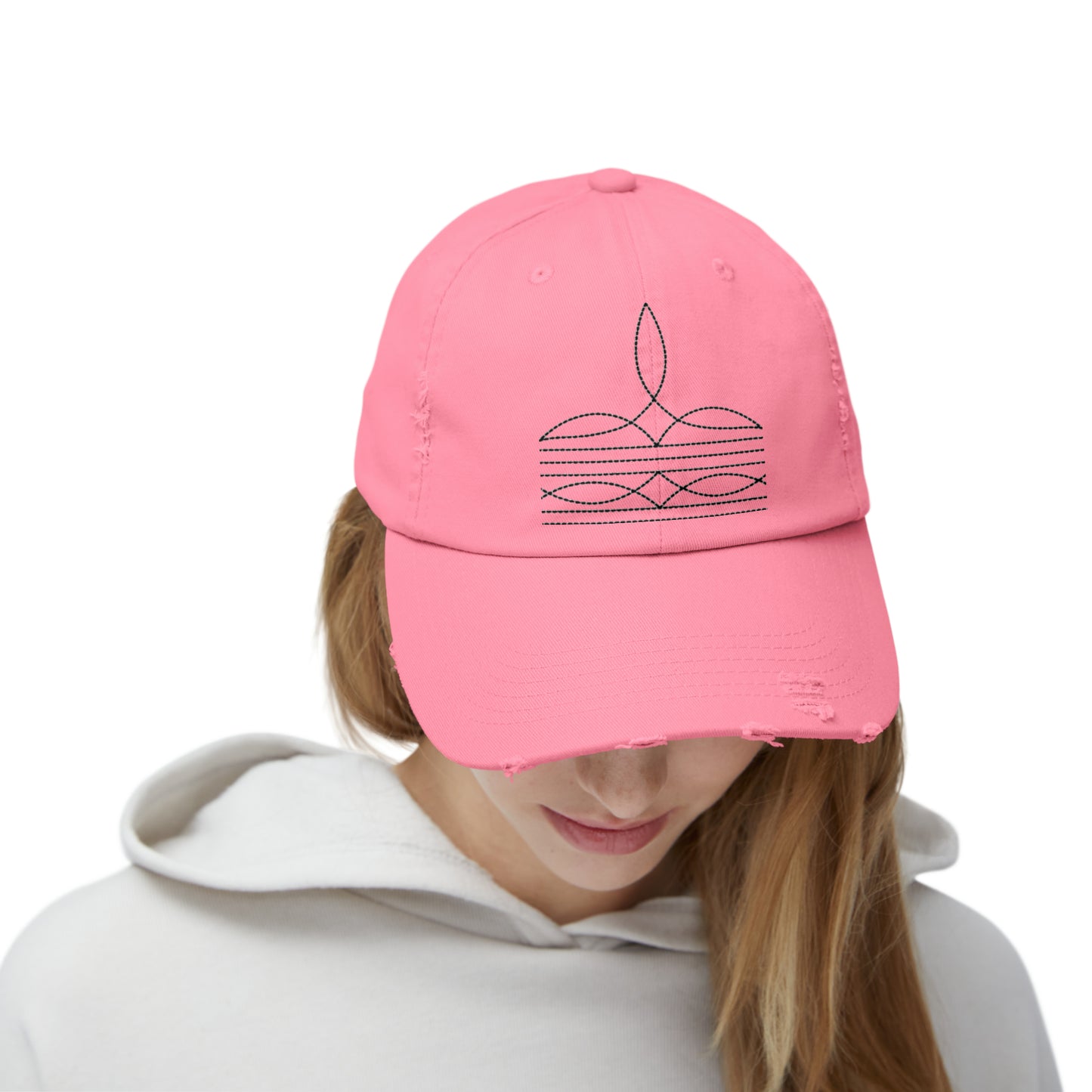 Western Boot Stitch Trucker Cap
