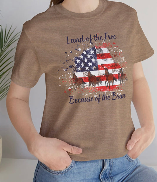 Home of the Brave Ladies Tee