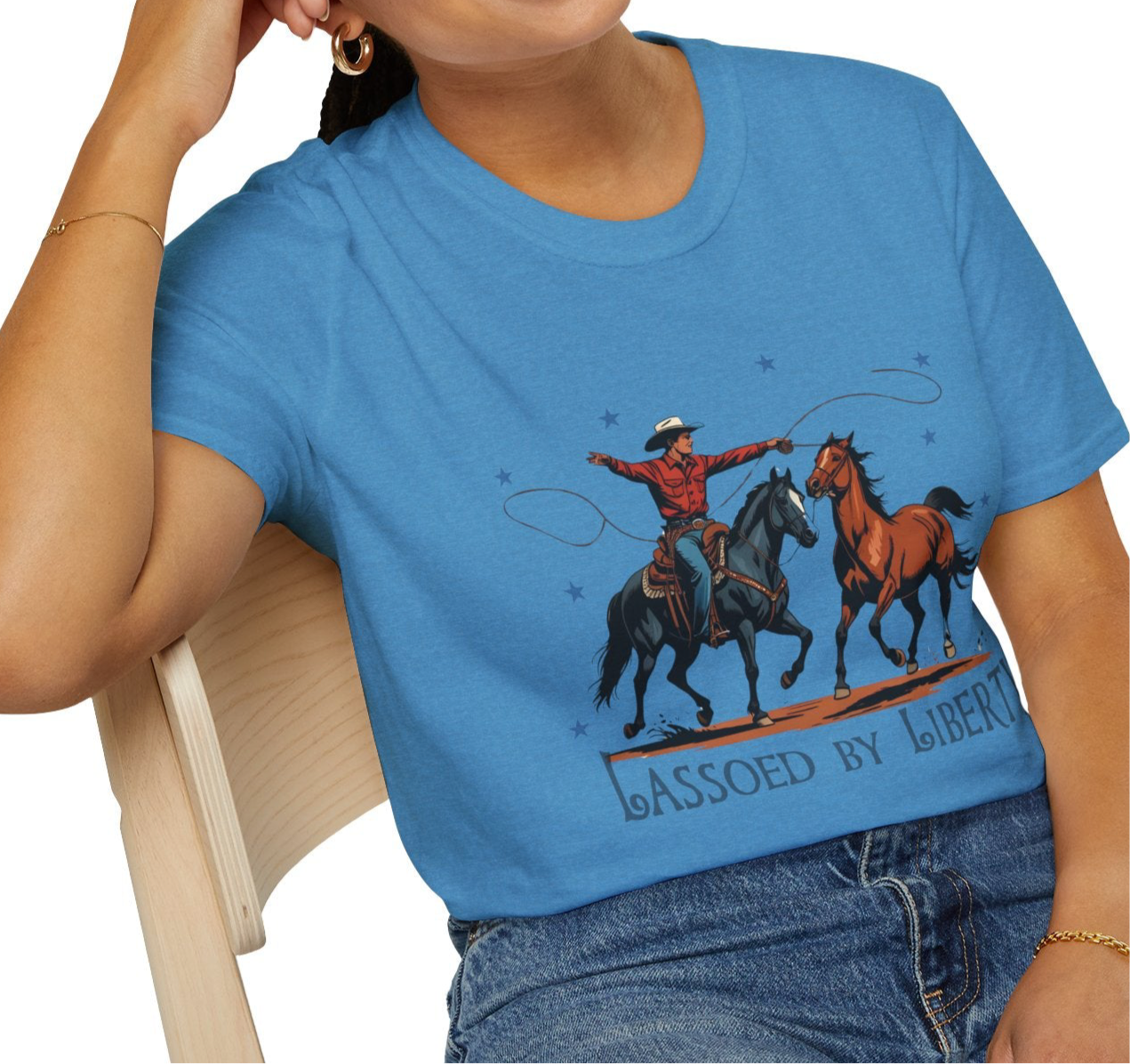 Lassoed By Liberty Tee