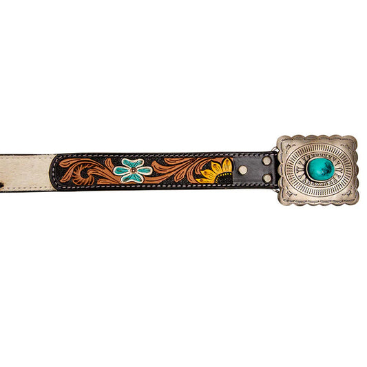 Manqueto Hand-Tooled Leather Belts