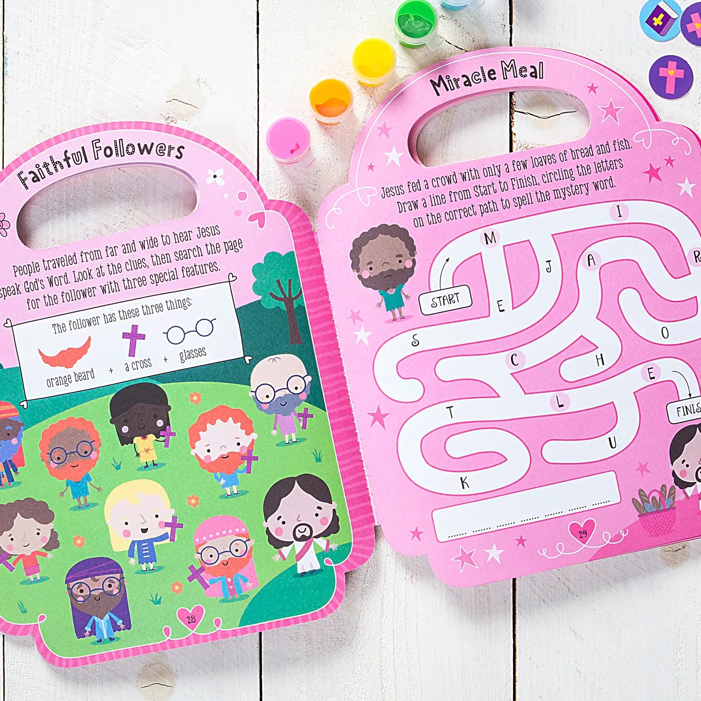Pretty in Pink Bible Activity Book