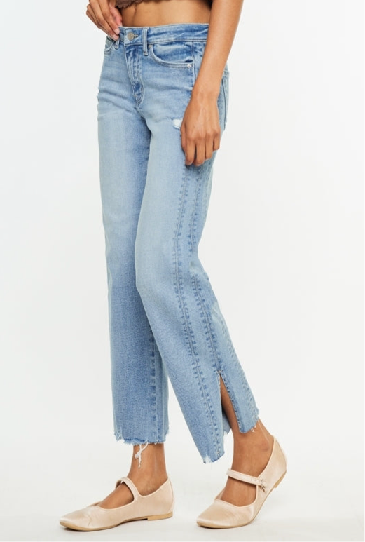 Salina Mid Rise Straight Jeans