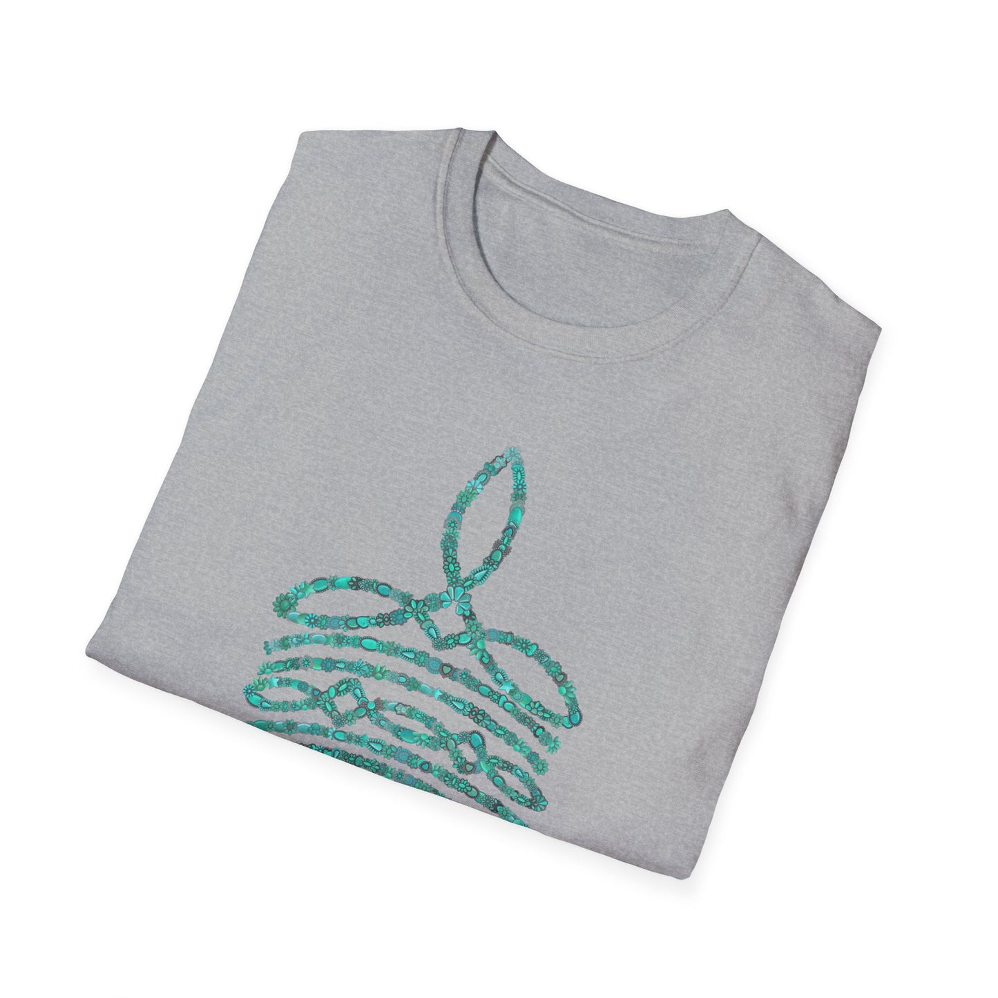 Turquoise Boot Stitch T-shirt