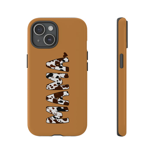 Mama Design iPhone Case, brown case cover