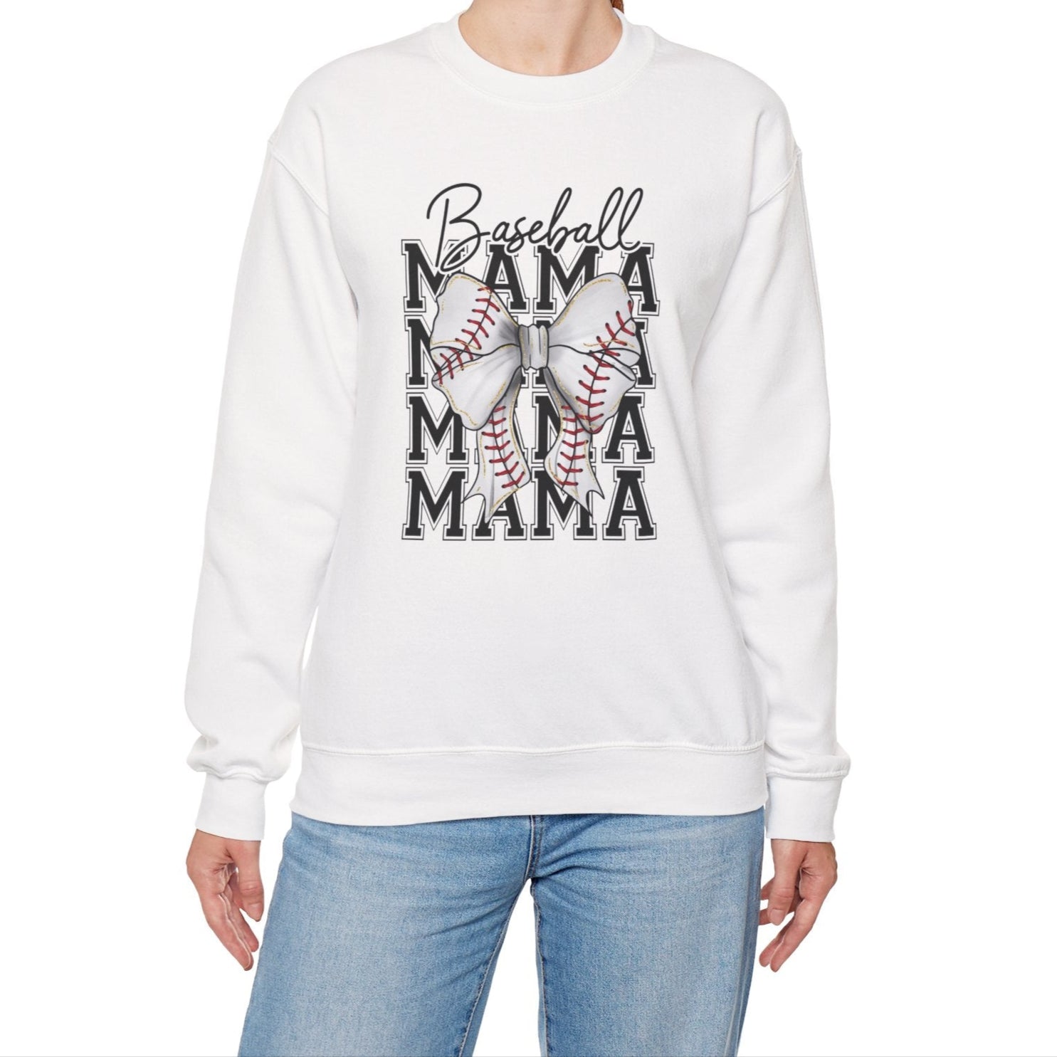 Baseball Mama Crewneck Sweatshirt
