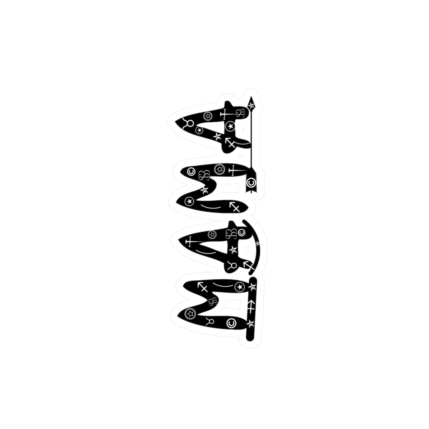 MAMA Vinyl Decal Sticker Branded Design