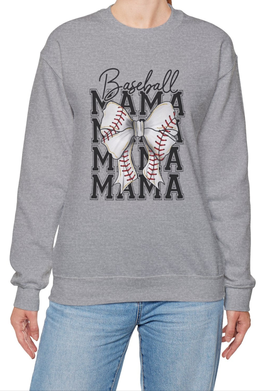 Baseball Mama Crewneck Sweatshirt