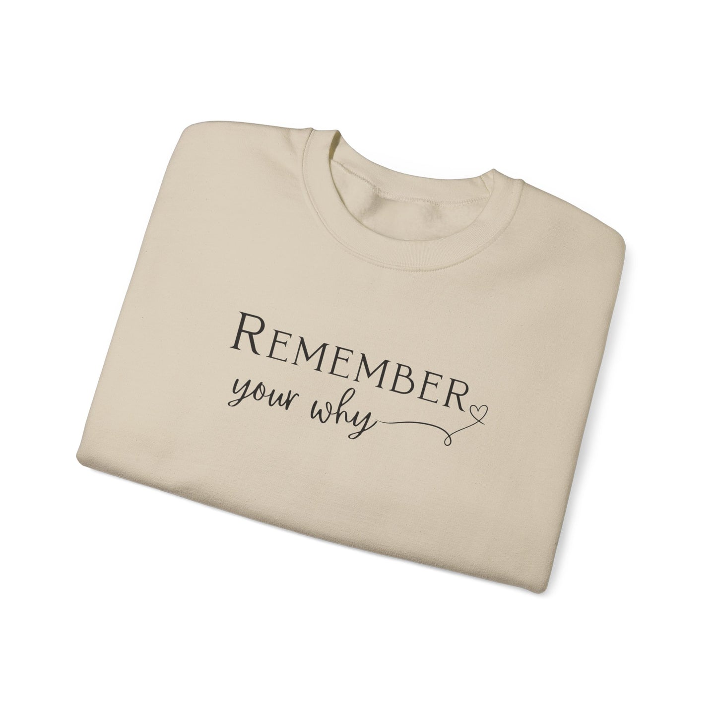 Remember Your Why Sweatshirt