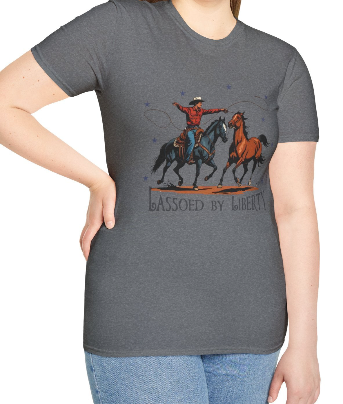 Lassoed By Liberty Tee