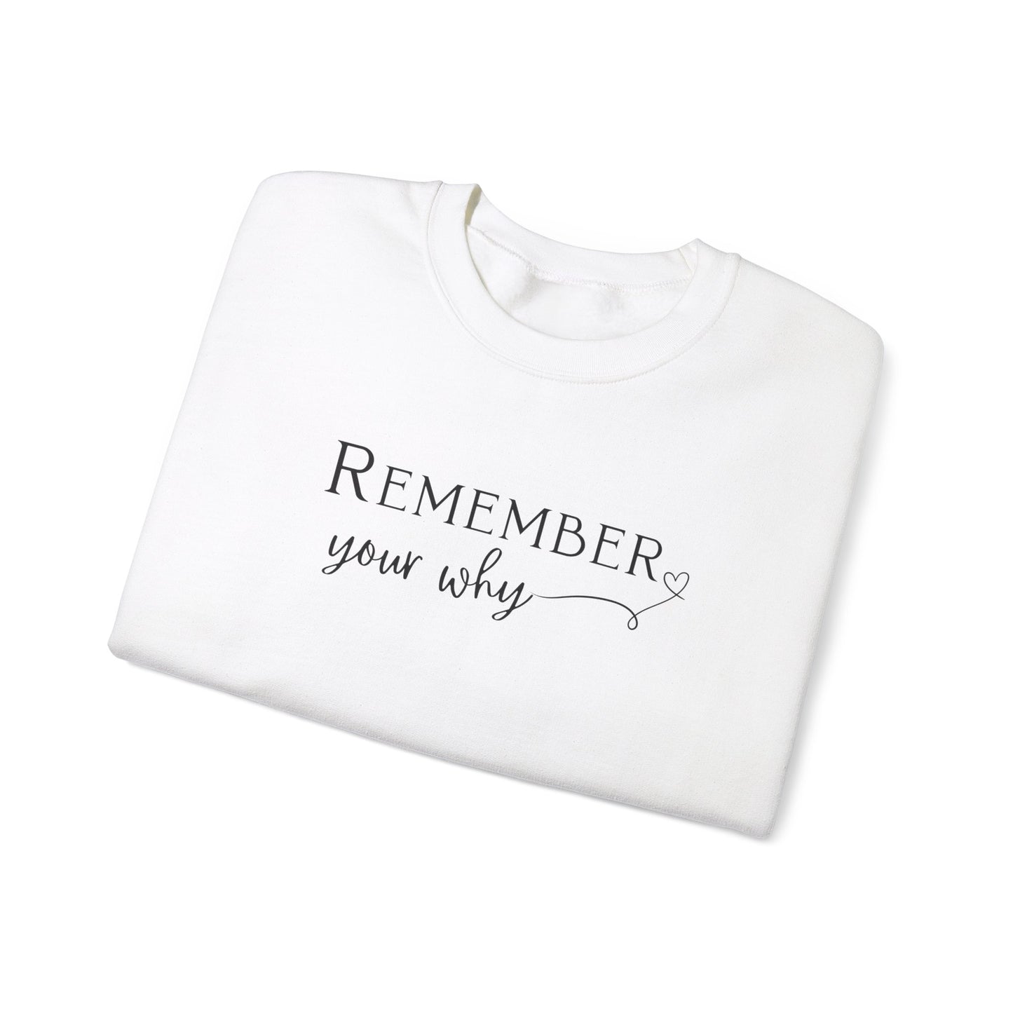 Remember Your Why Sweatshirt