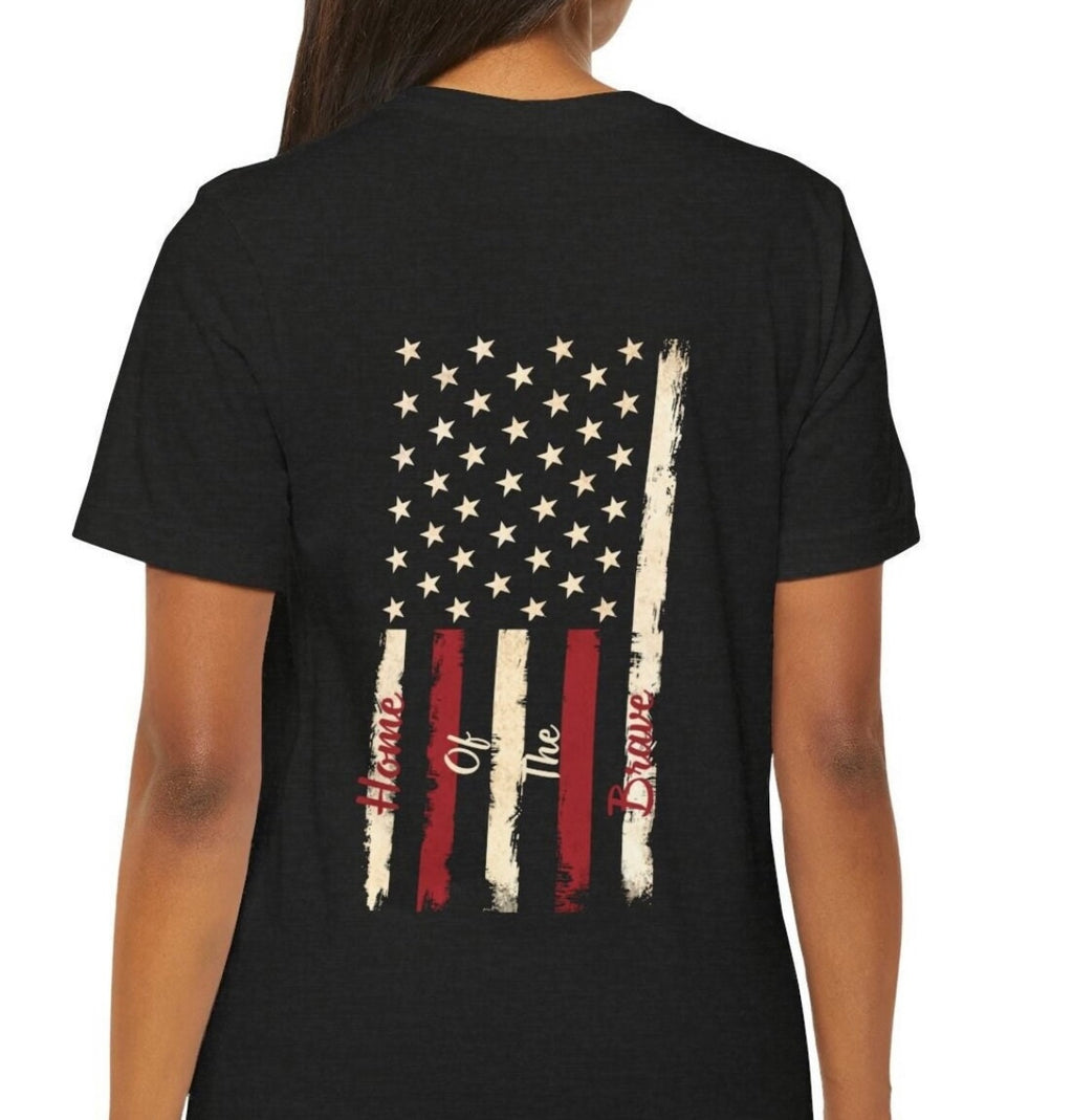 Home of the Brave USA T-Shirt Men and Women