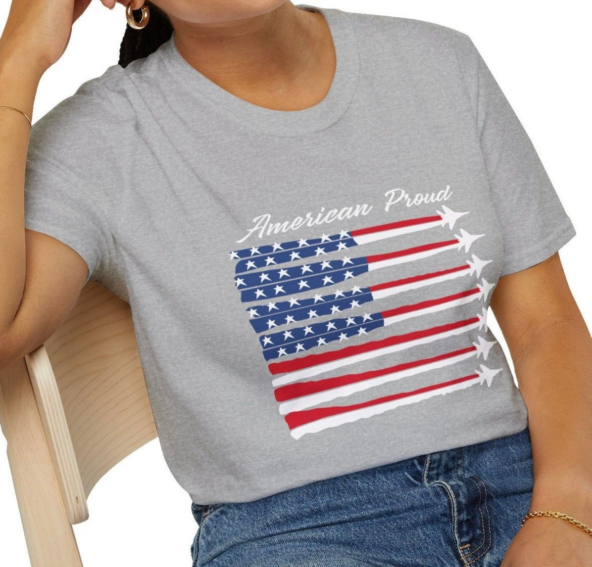 Military Patriotic T-Shirt Men's and Women's