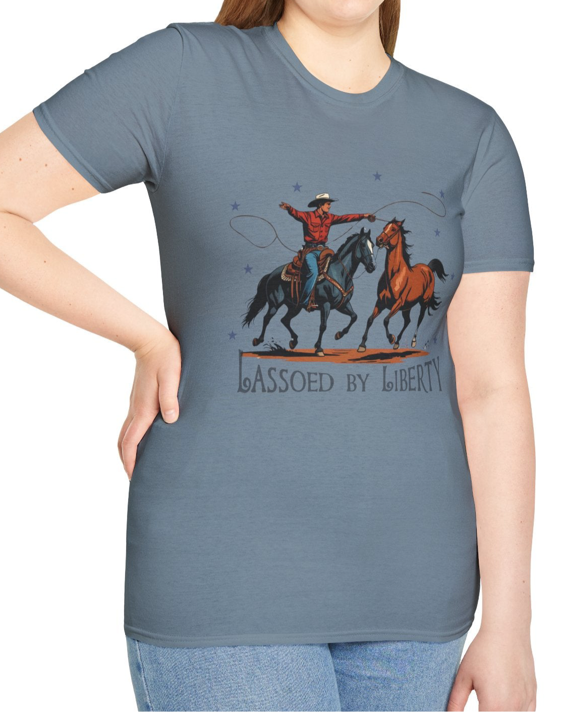 Lassoed By Liberty Tee