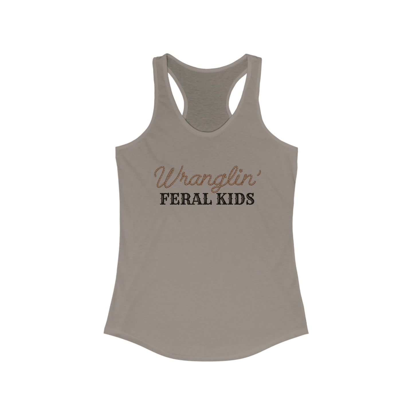 Western Wranglin Feral Kids Ladies Tank