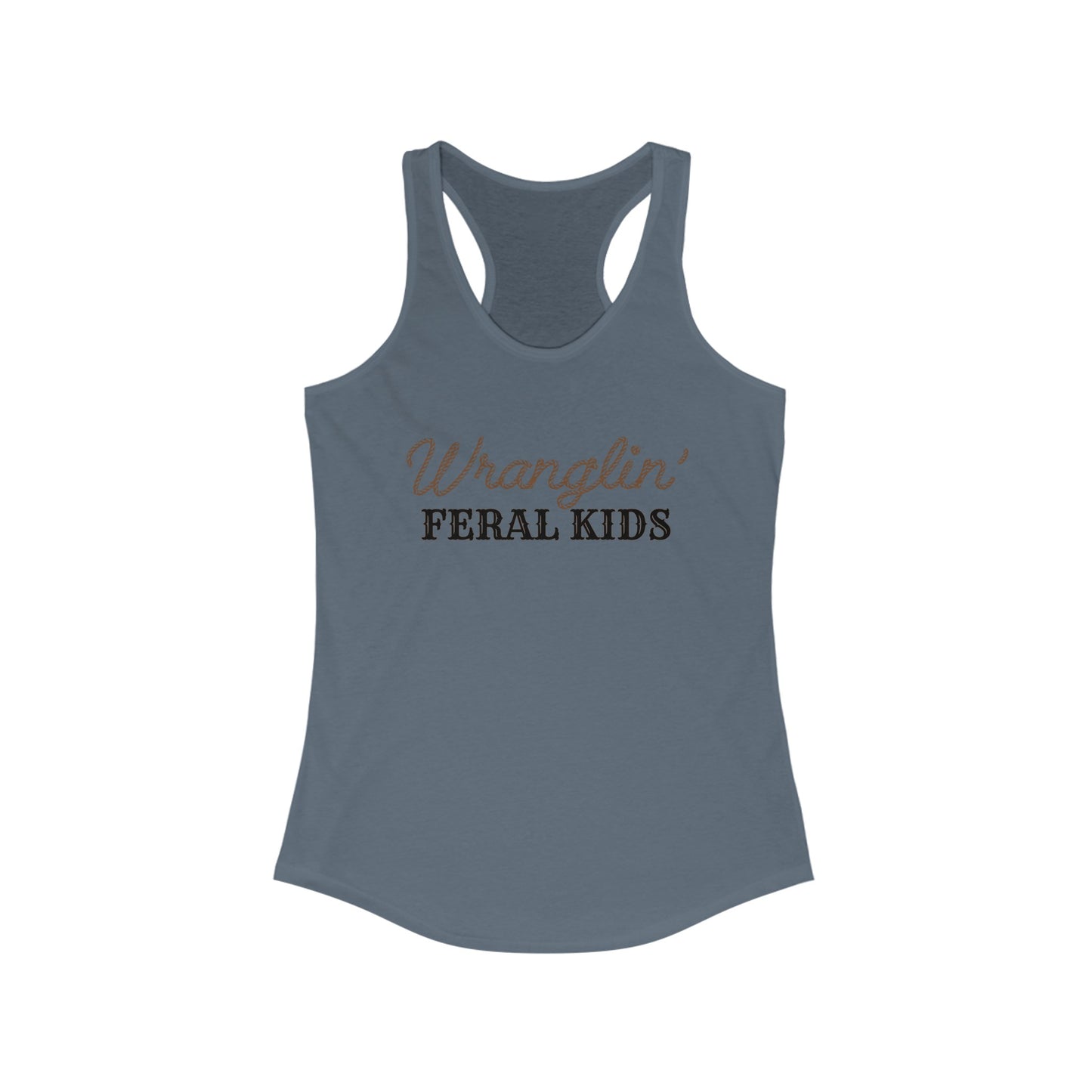 Western Wranglin Feral Kids Ladies Tank