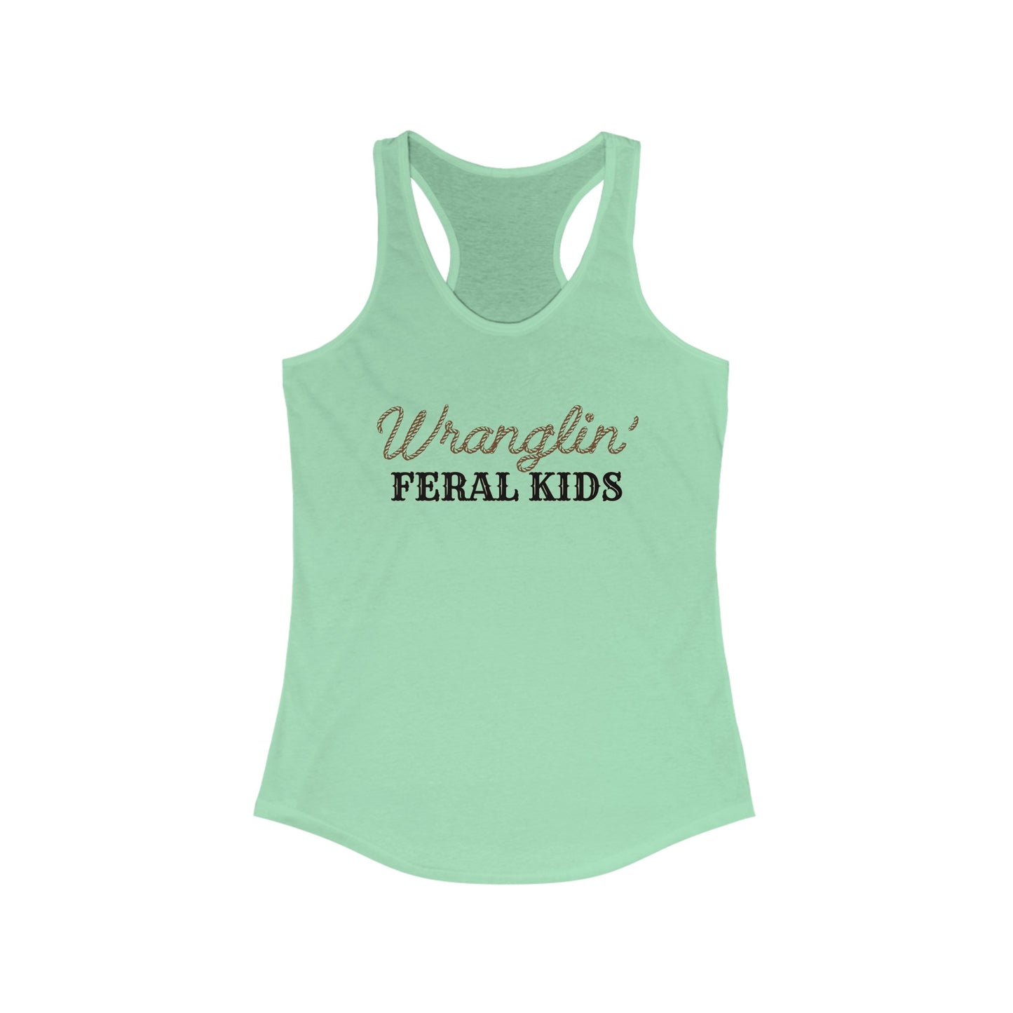 Western Wranglin Feral Kids Ladies Tank