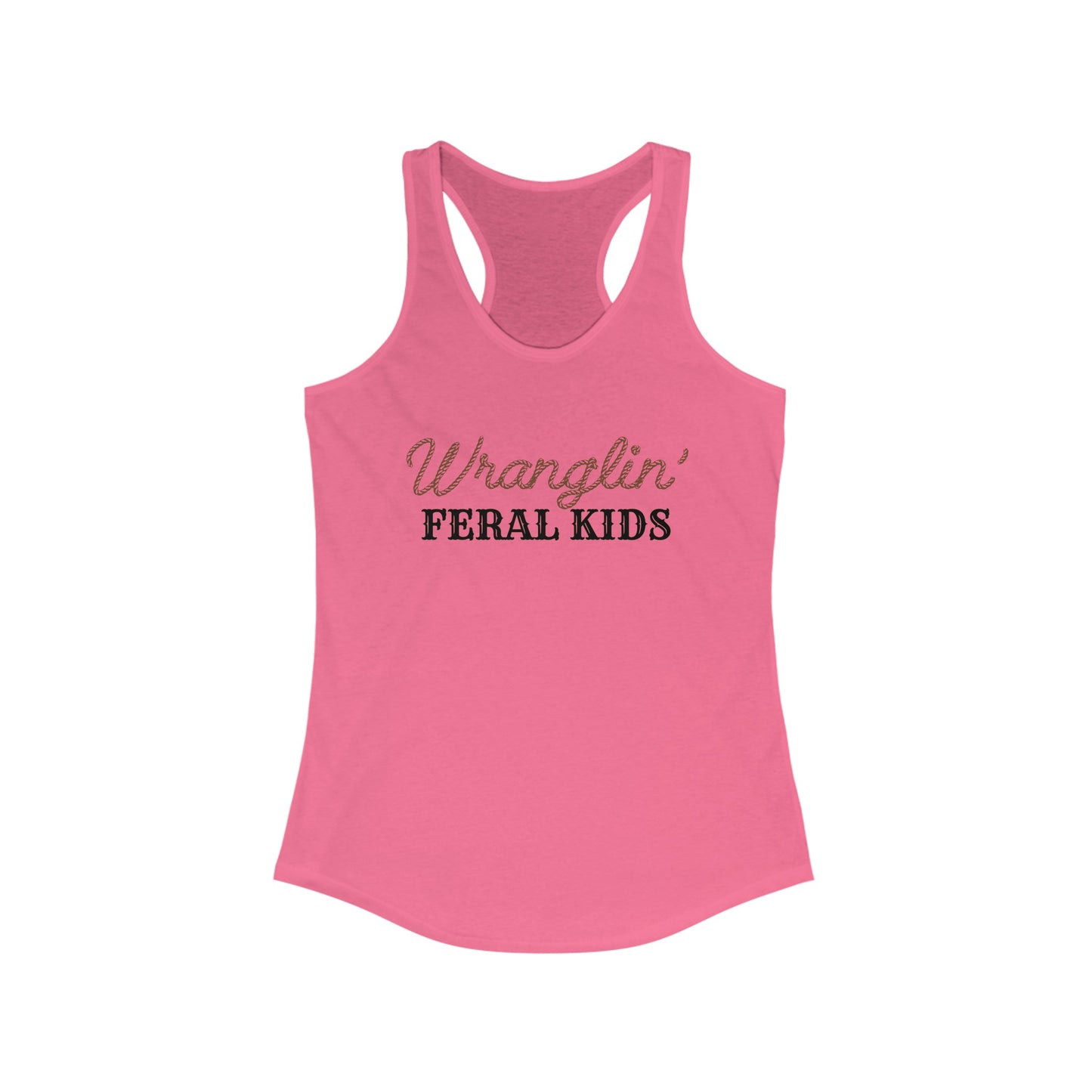 Western Wranglin Feral Kids Ladies Tank