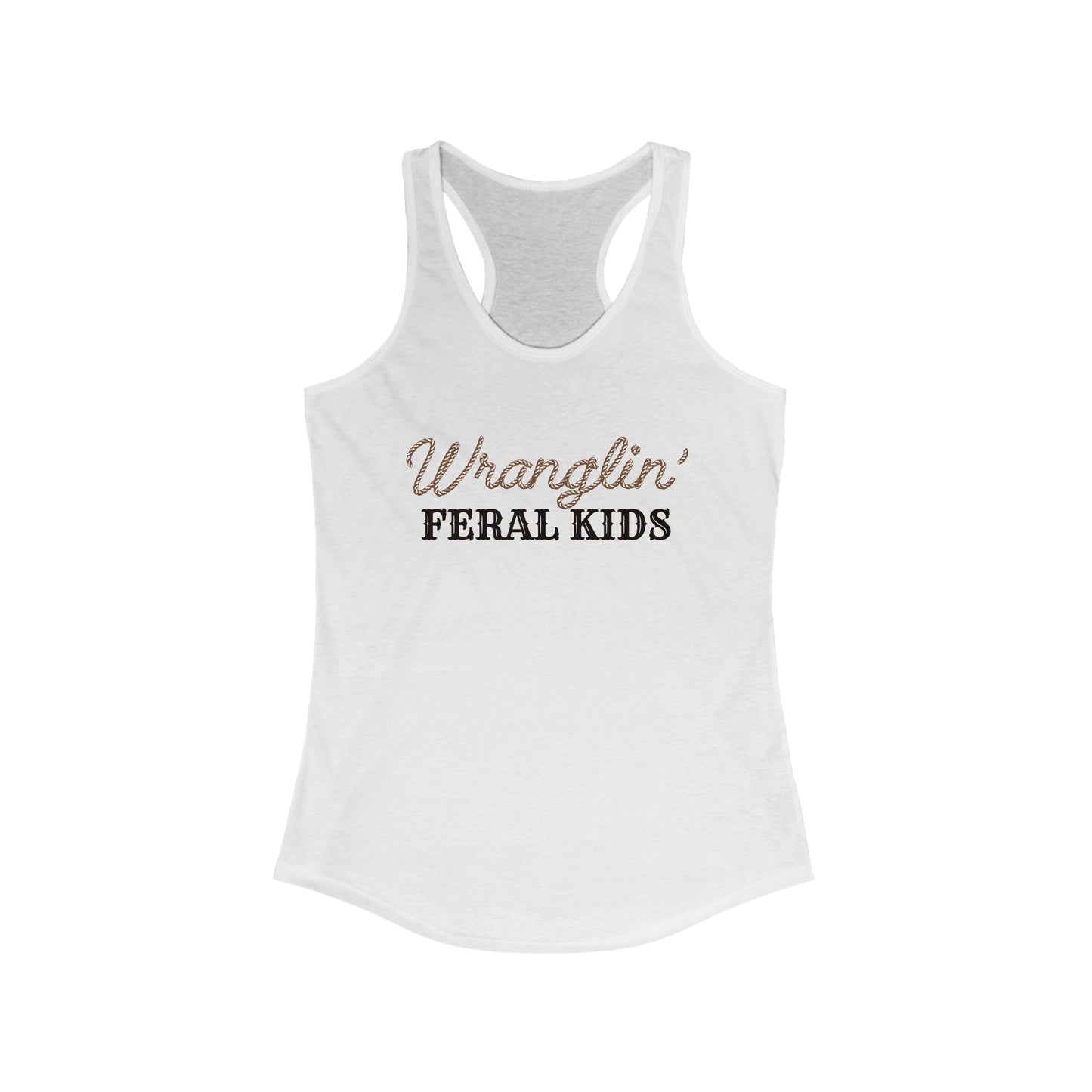 Western Wranglin Feral Kids Ladies Tank