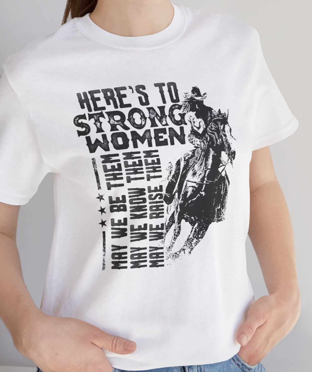 Strong Women Western Tee