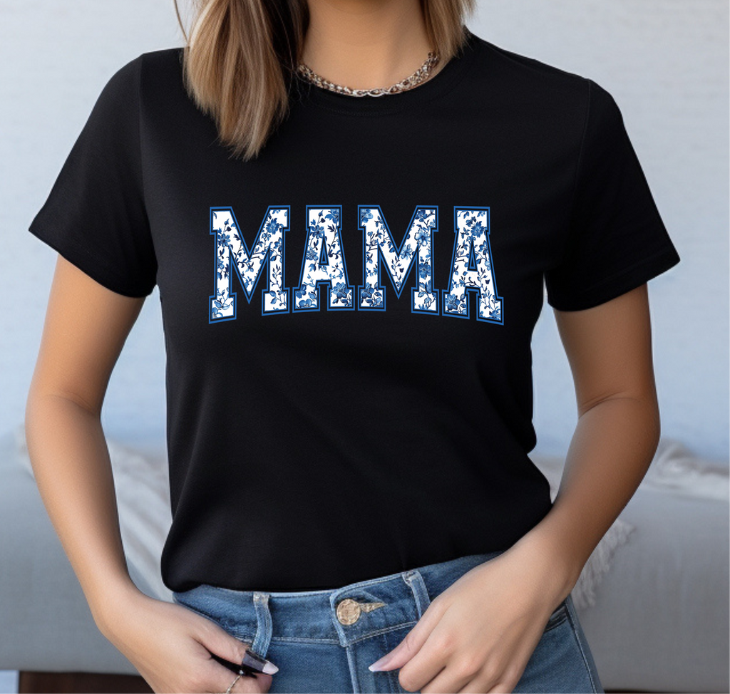 Mama Floral Graphic Tee for Moms
