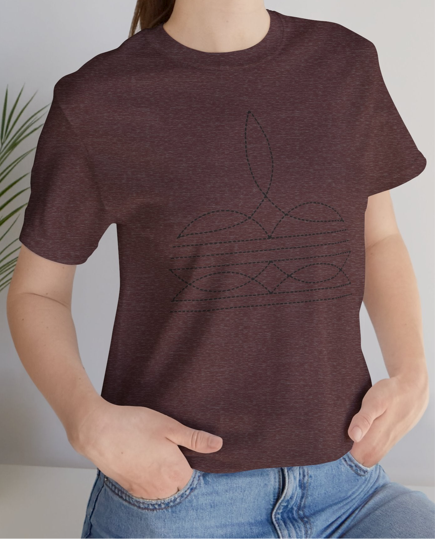 Western Boot Stitch T-shirt