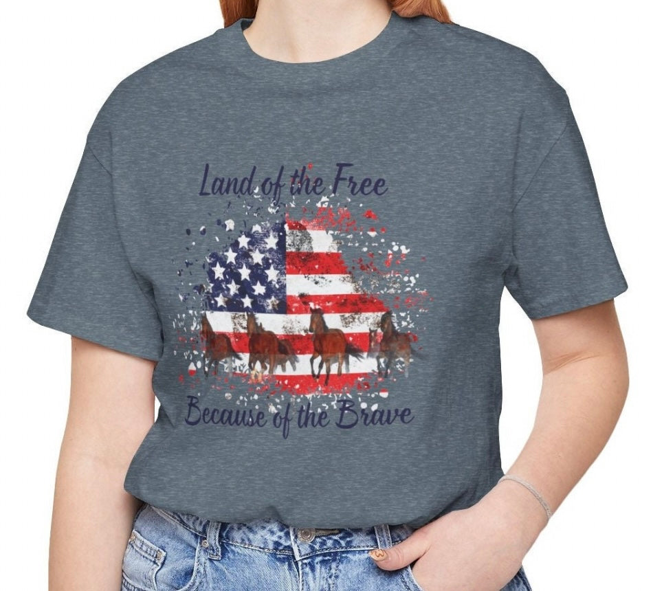 Home of the Brave Ladies Tee
