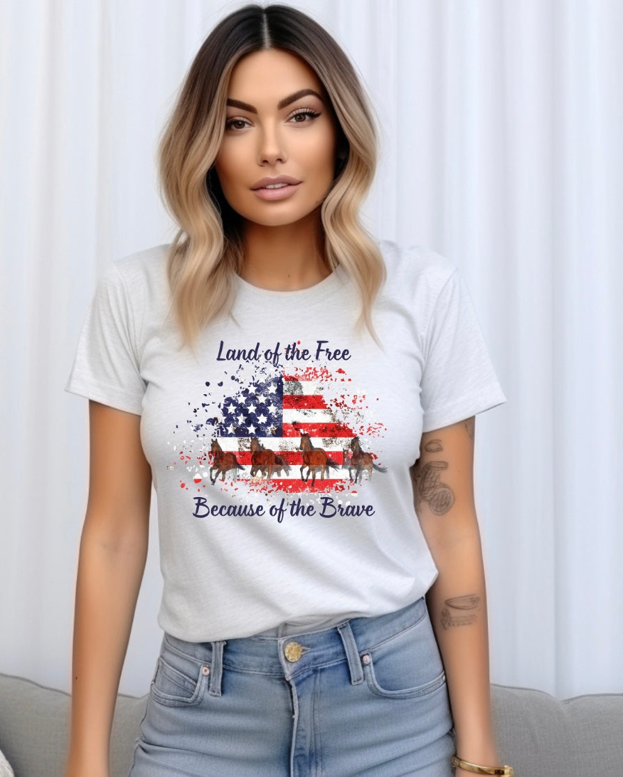 Home of the Brave Ladies Tee