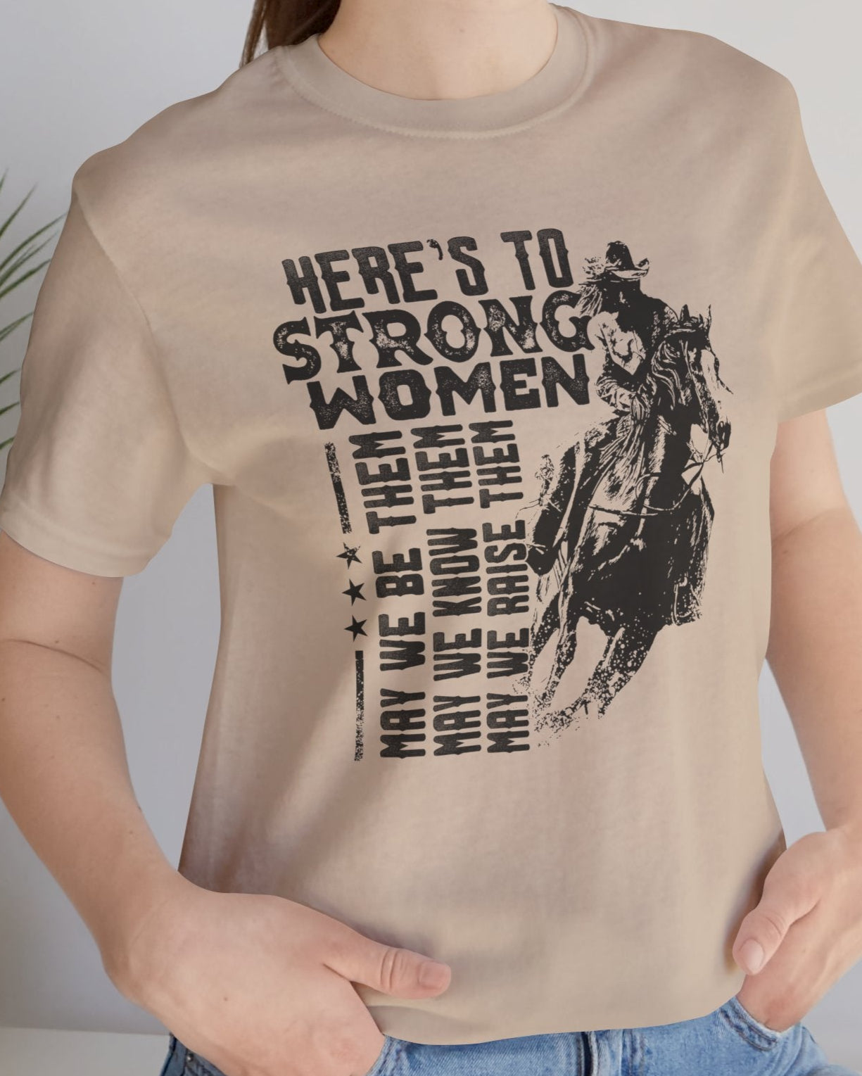 Strong Women Western Tee