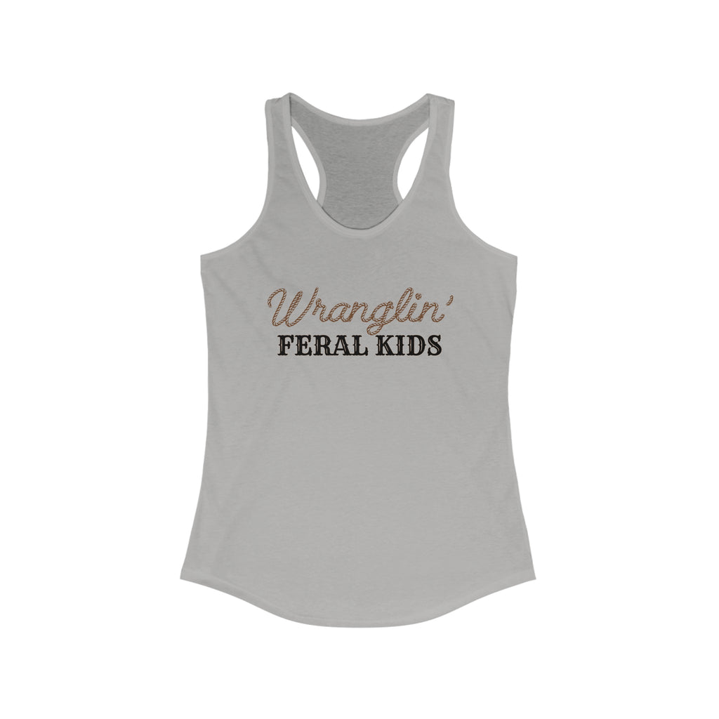 Western Wranglin Feral Kids Ladies Tank