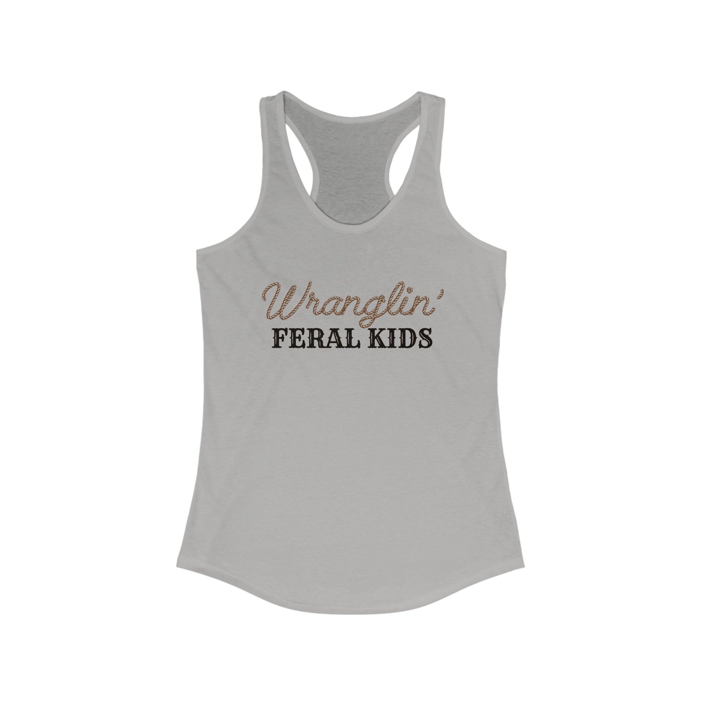 Western Wranglin Feral Kids Ladies Tank