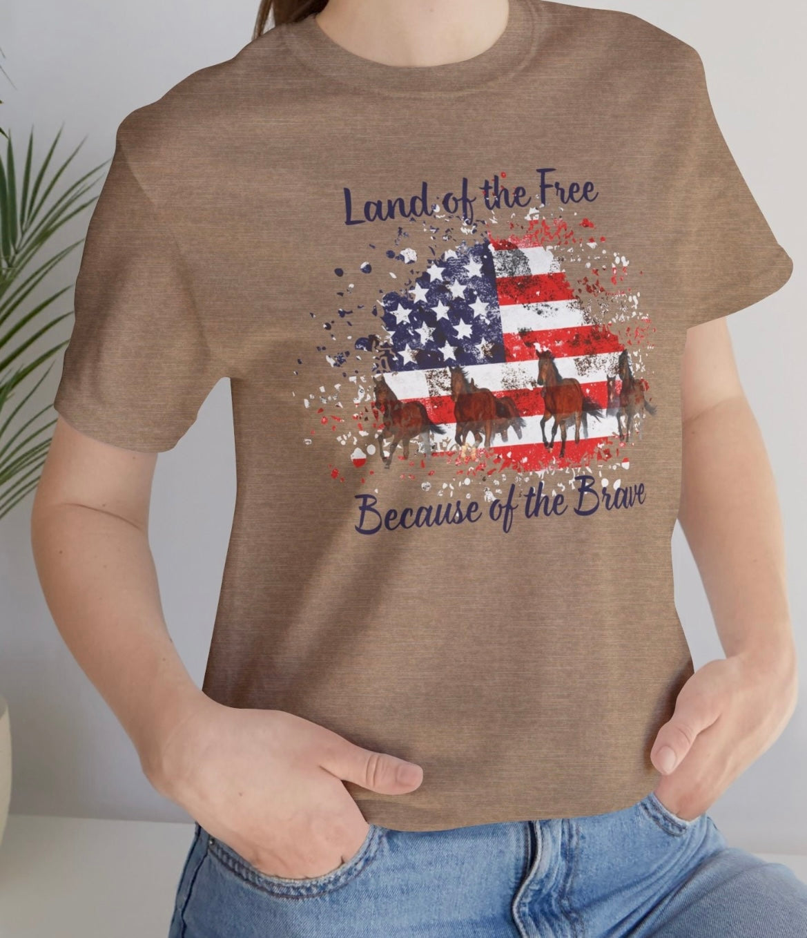 Home of the Brave Ladies Tee