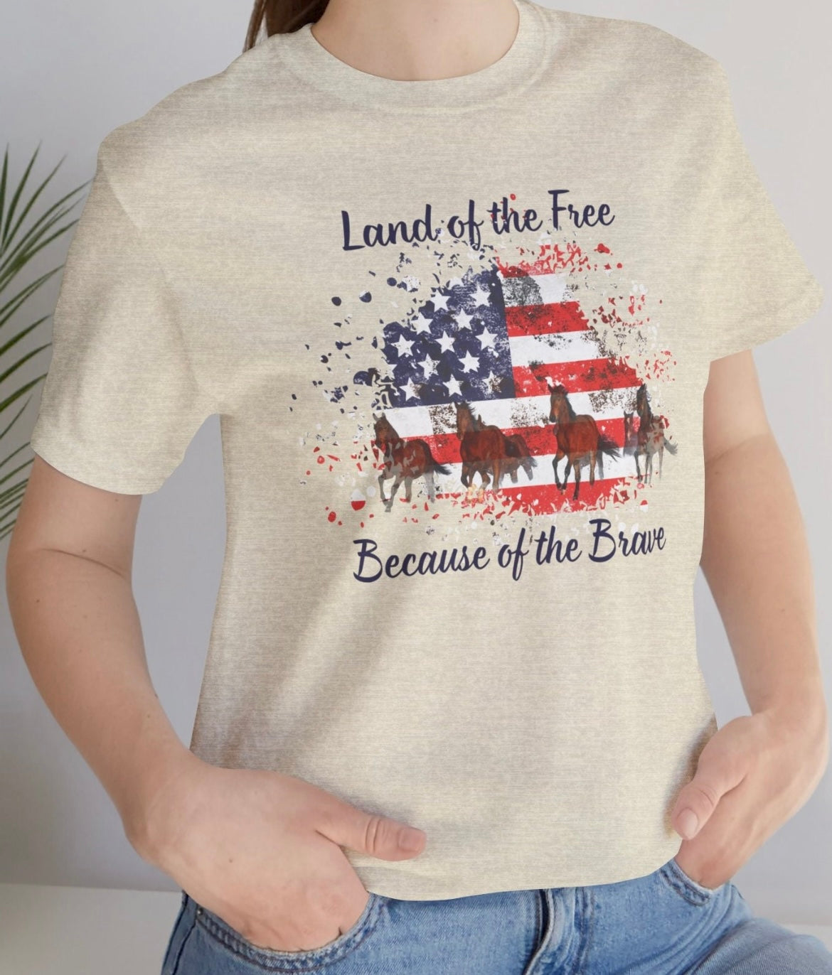 Home of the Brave Ladies Tee