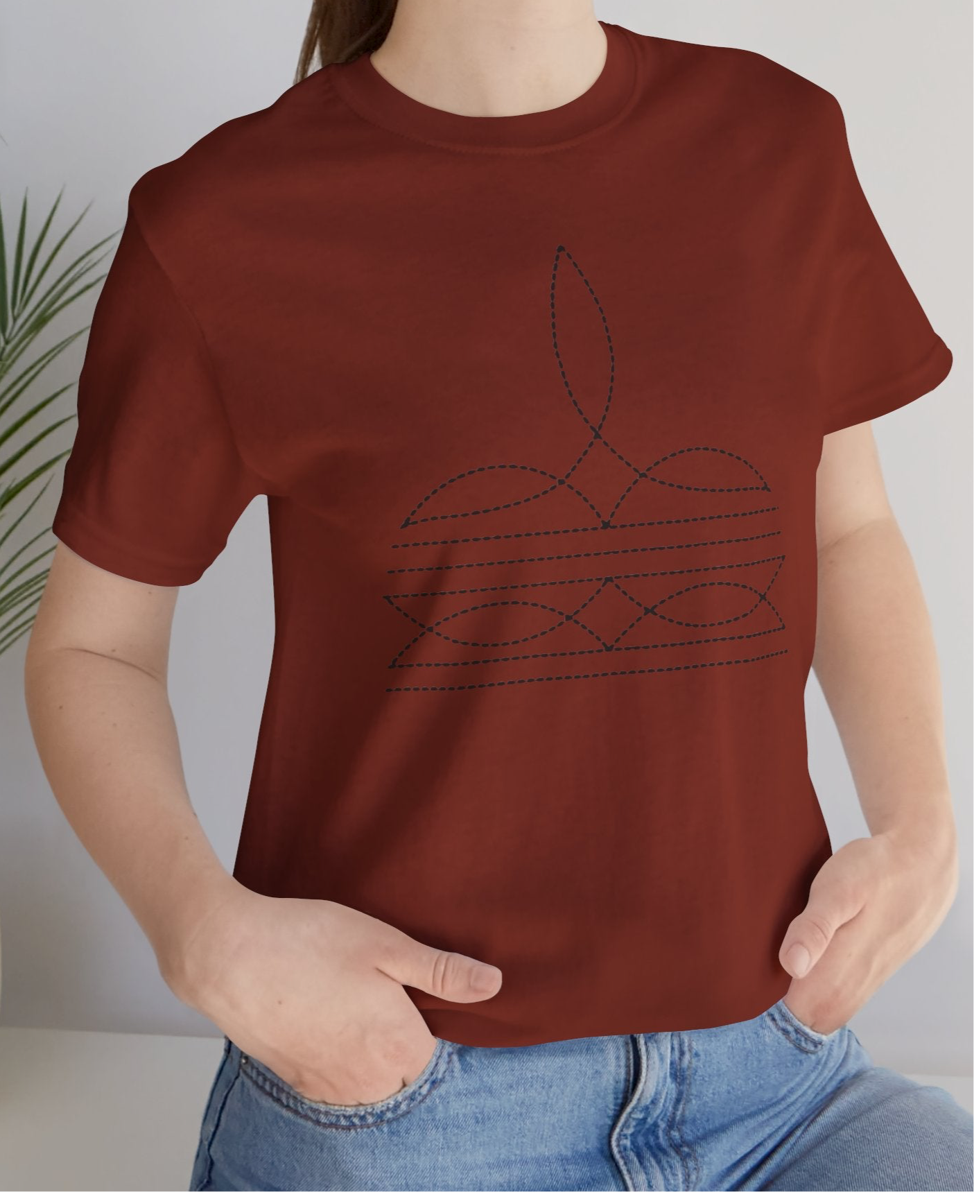 Western Boot Stitch T-shirt