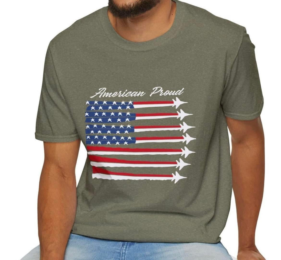 Military Patriotic T-Shirt Men's and Women's