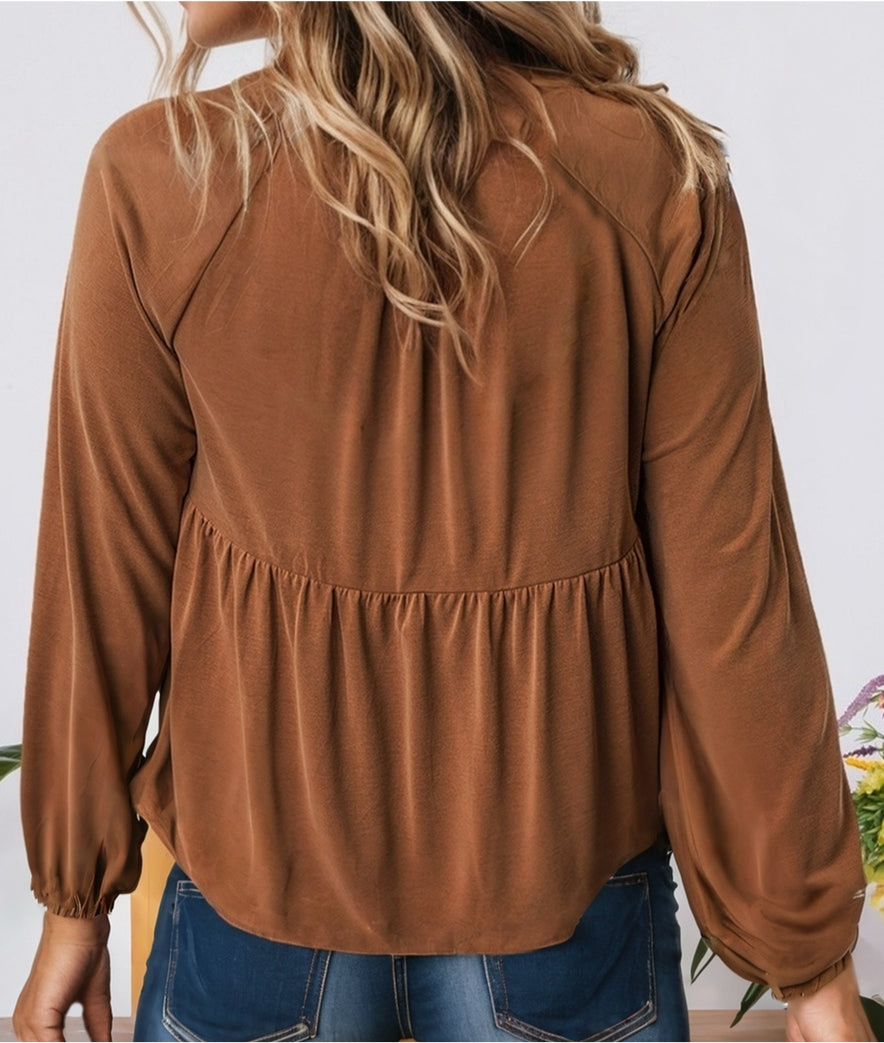 Sarina Smocked Top