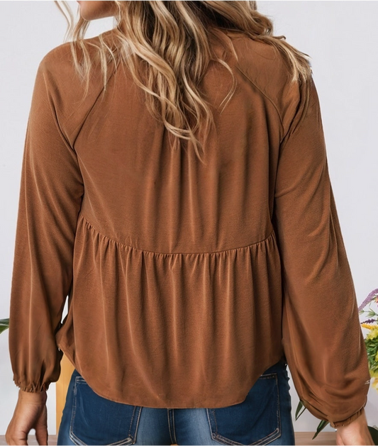Sarina Smocked Top