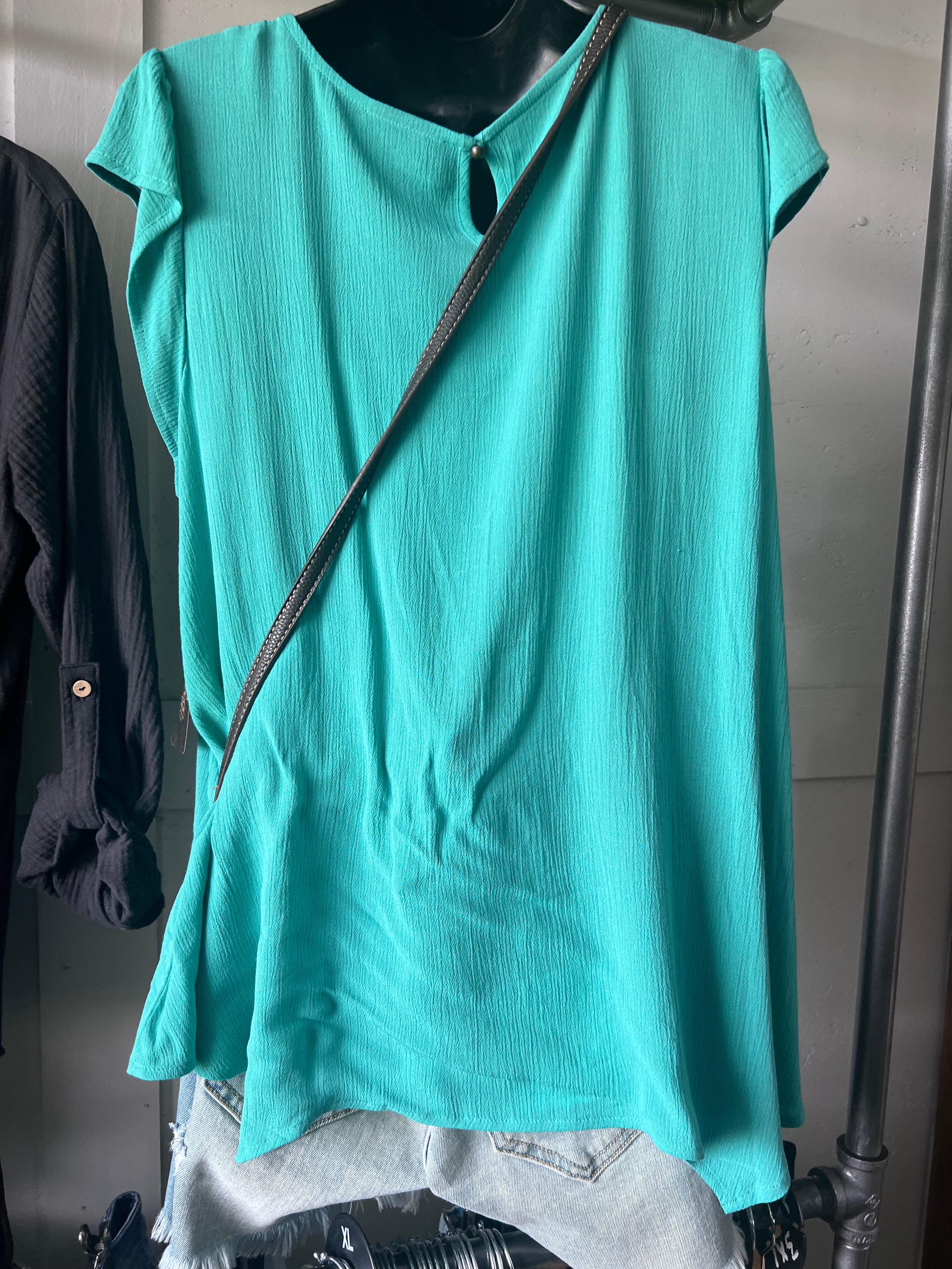 Wrangler Seafoam Butterfly Top