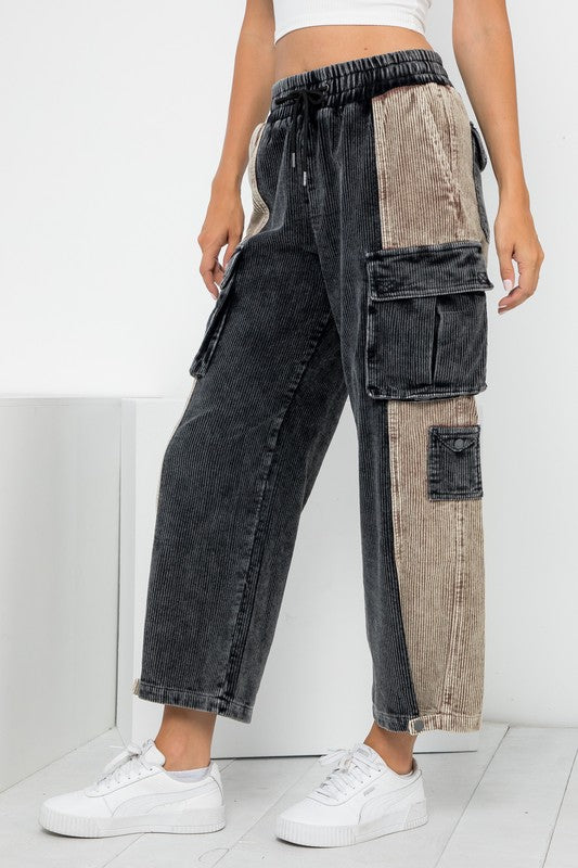 Chelsie Corduroy Cargo Pants