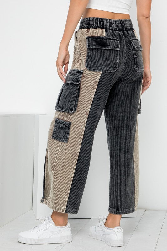 Chelsie Corduroy Cargo Pants