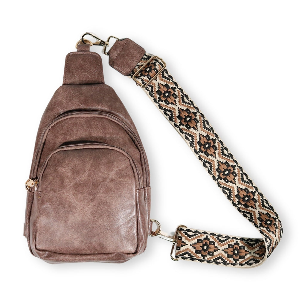 Rebeca Stone Sling Crossbody Bag