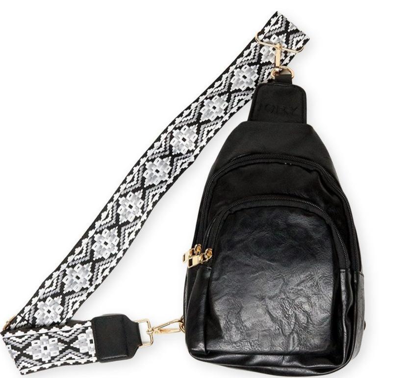 Rebeca Midnight Travel Crossbody Sling Bag