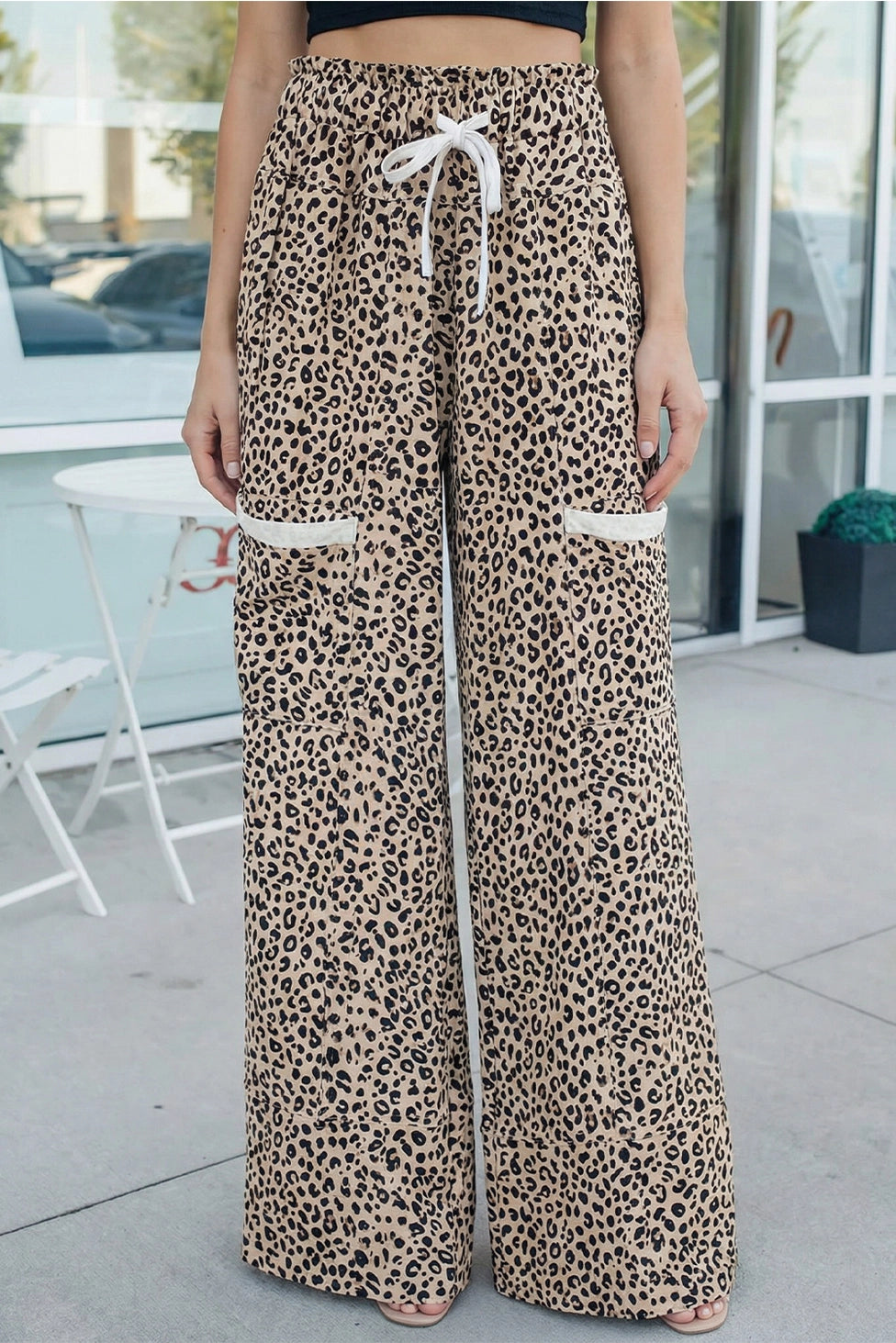 Western Animal Print Pants