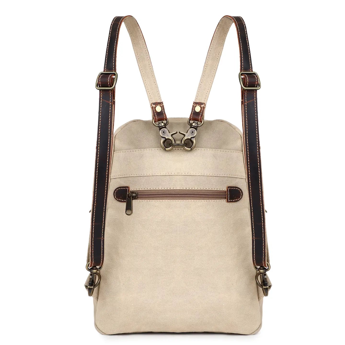 Moonstruck Canvas/Leather Backpack