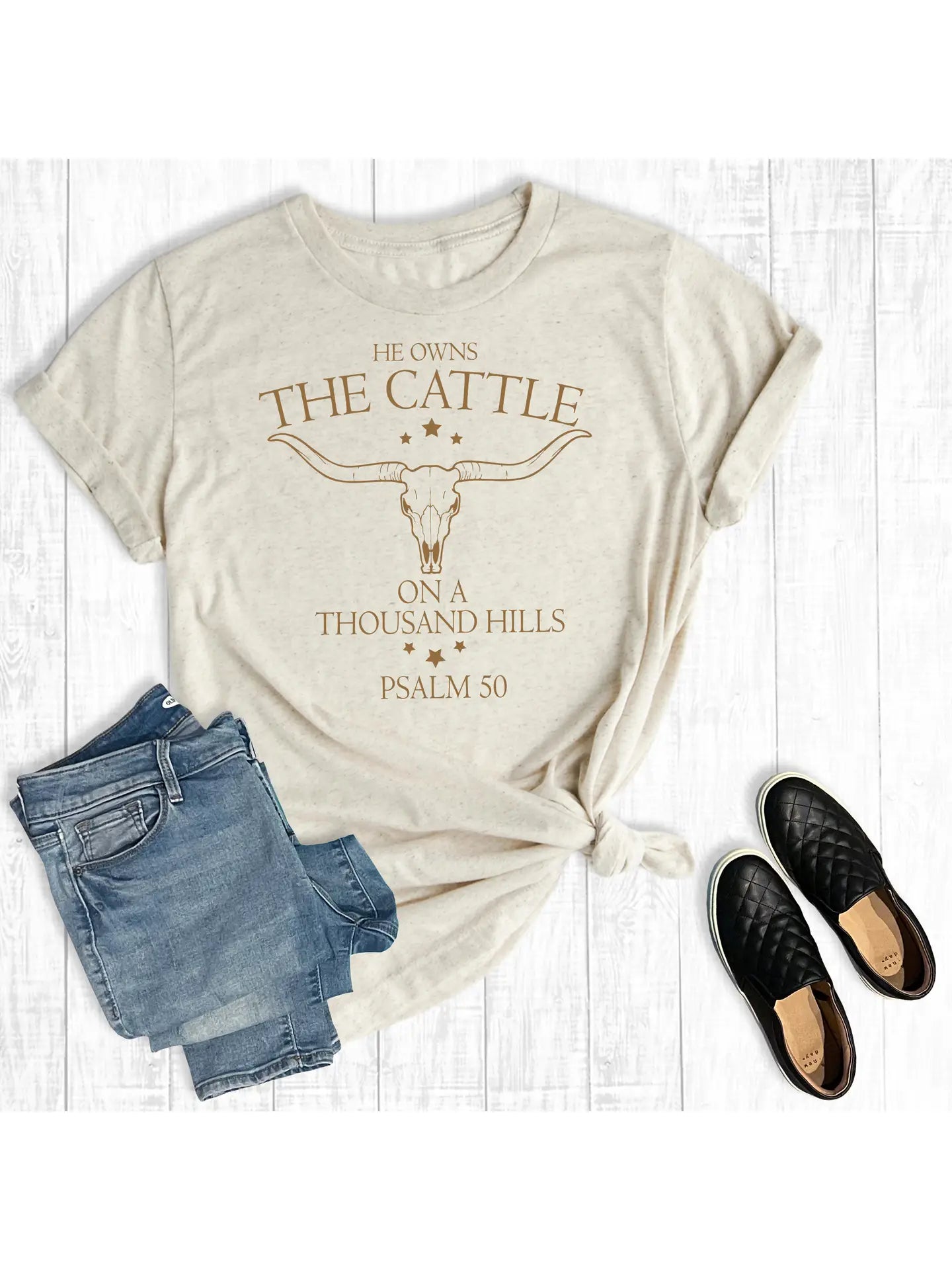 Psalms 50 He Owns the Cattle Tee