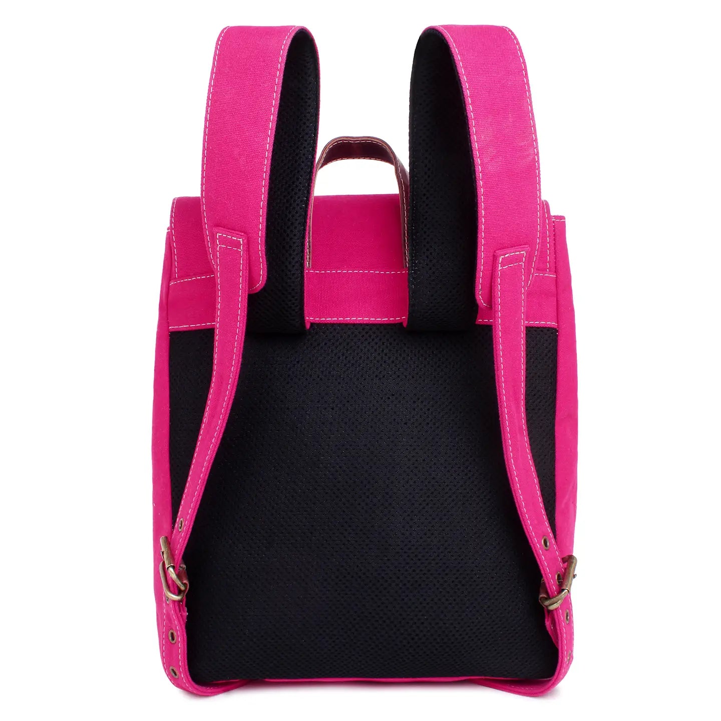 Up-Cycled Canvas & Leather Backpack