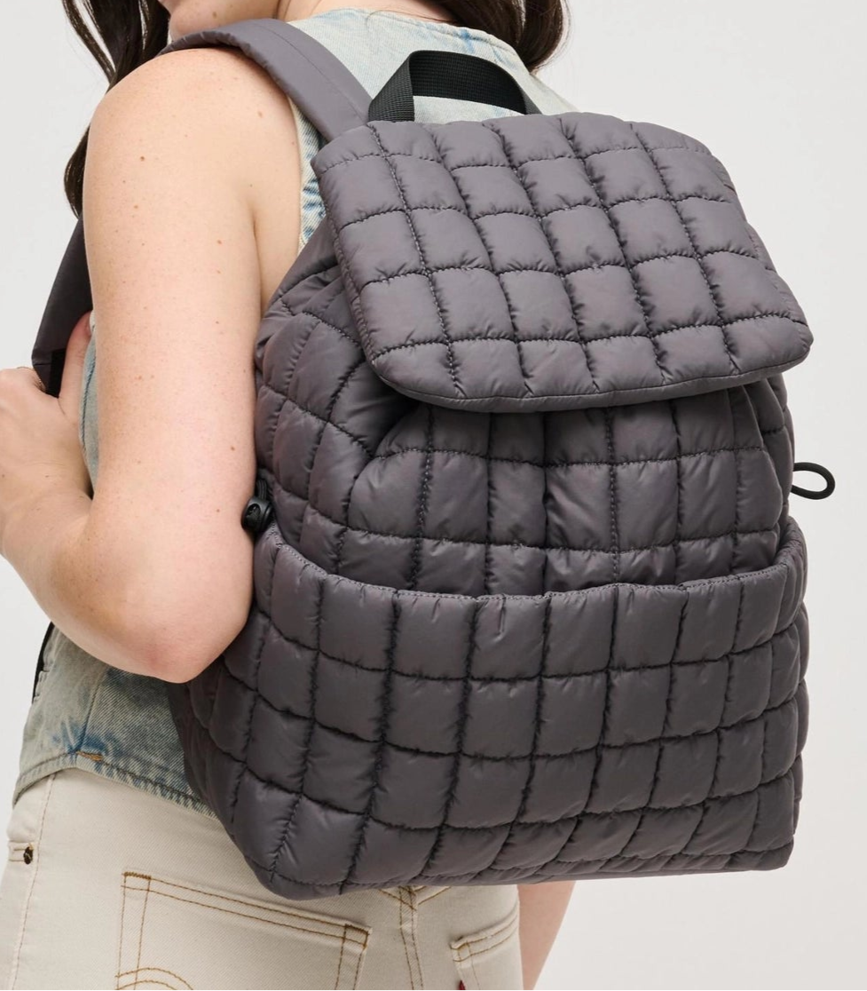 Alex Quilted Puffer Backpack